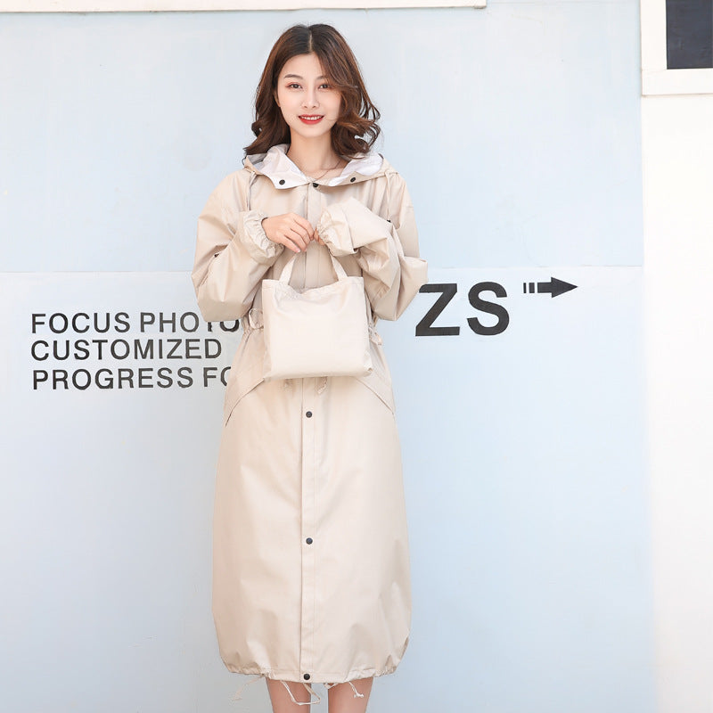 Miriam Stellvane | Printed Waterproof Hooded Raincoat For Women