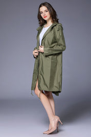 Camille Fonteneau | Hooded Windproof Raincoat For Women