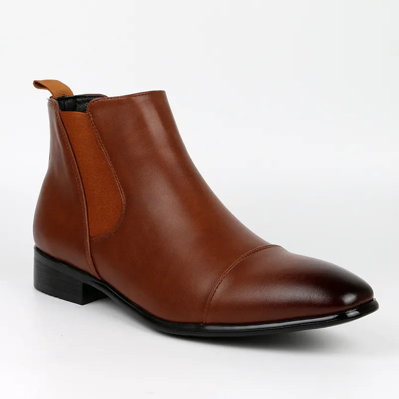 Alessandro Romano | Leather Chelsea Boots For Men