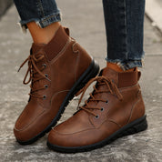 Lorraine Duval | Round Toe Ankle Boots For Women