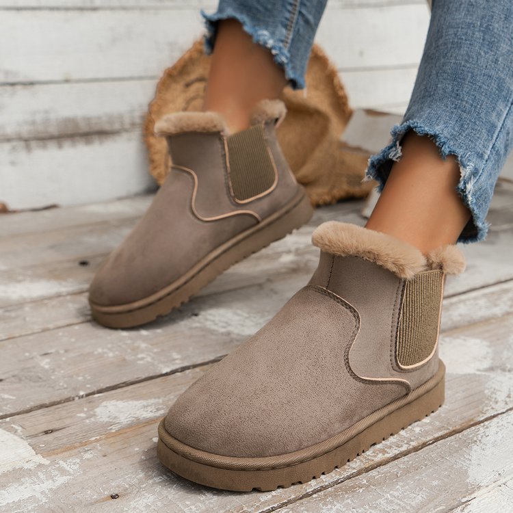 Natalia Ferraro | Faux Fur Ankle Boots For Women
