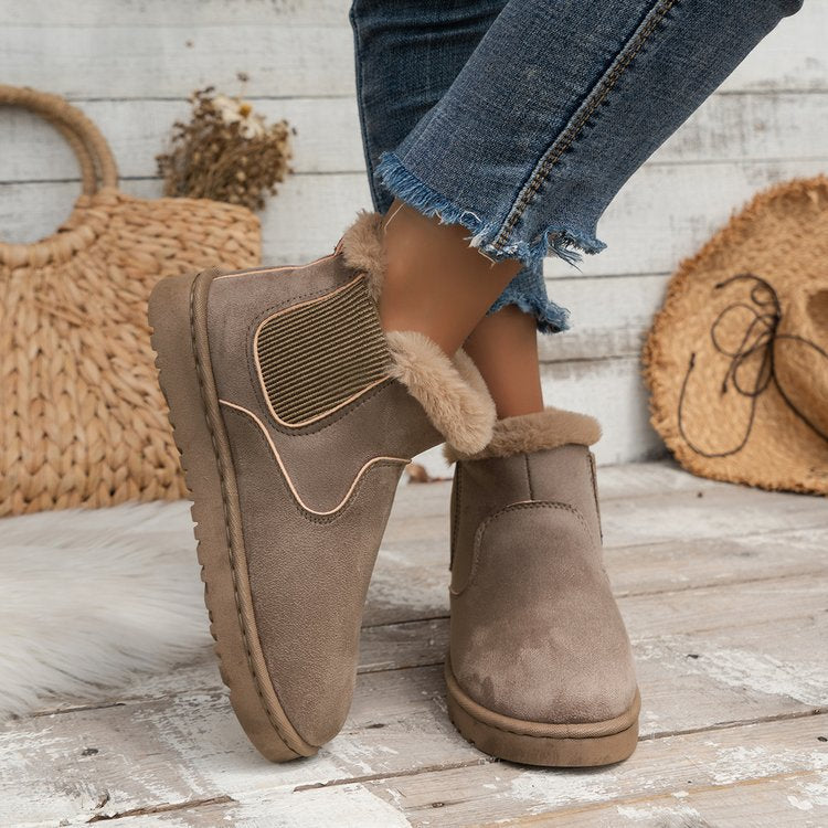 Natalia Ferraro | Faux Fur Ankle Boots For Women
