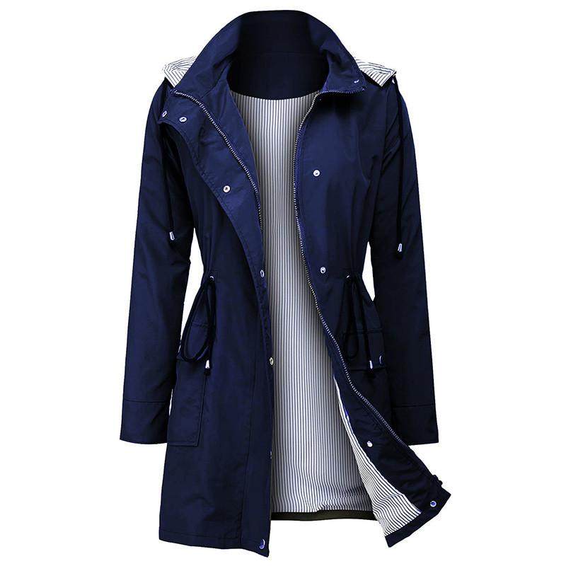 Daphne Winslow | Women's Hooded Windbreaker Raincoat