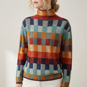 Beatrice Langmore | Valencia Cashmere Blend Turtleneck Sweater For Women