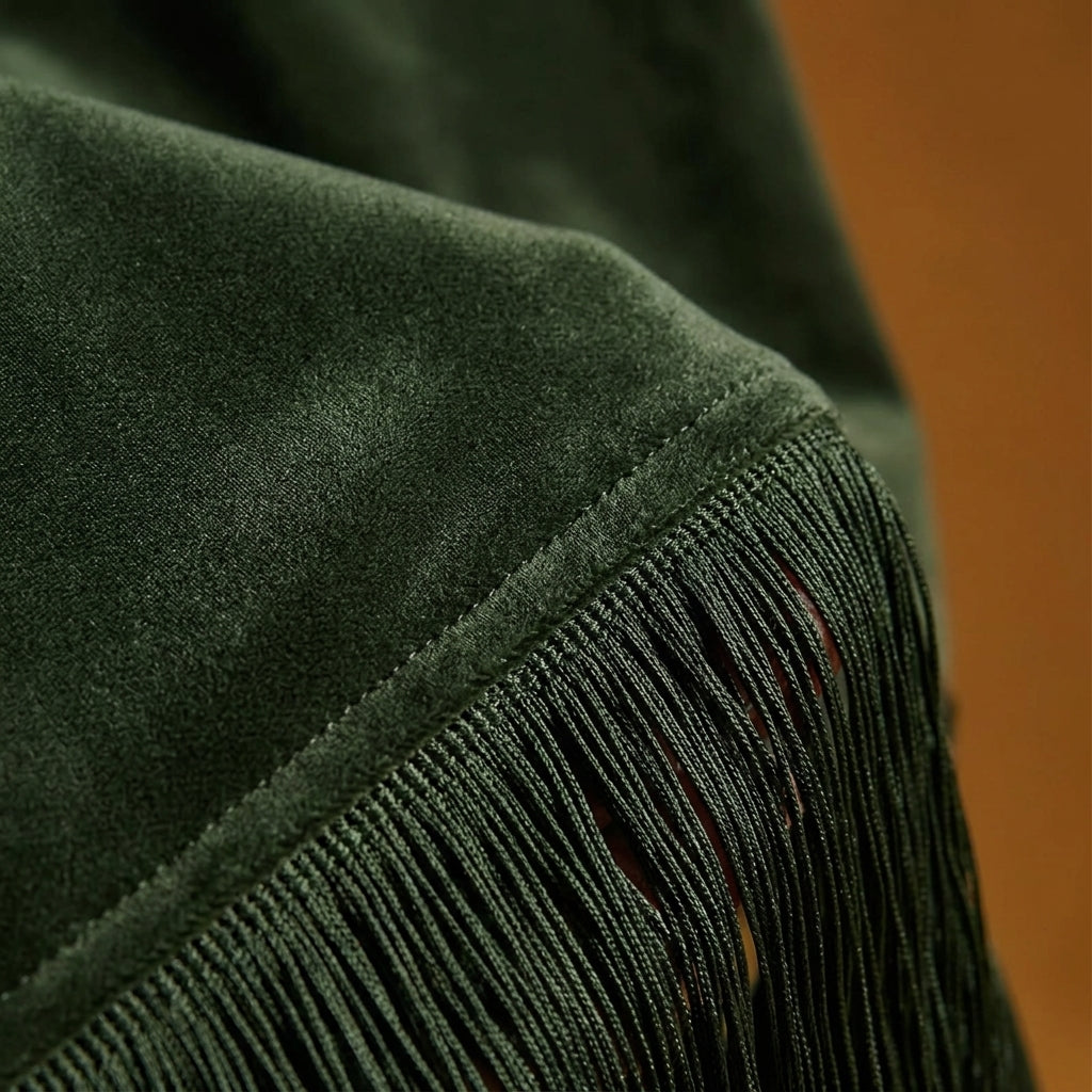 Serena Dunbar | Fringe Midi Dress For Women