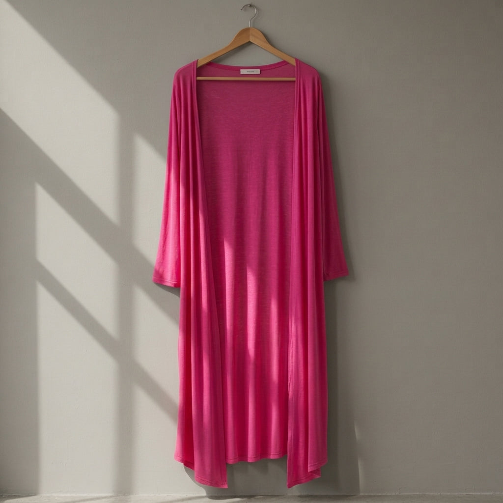 Pauline Wrenthorpe | Long Open-Front Cardigan For Women