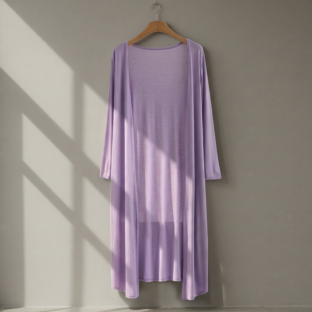 Pauline Wrenthorpe | Long Open-Front Cardigan For Women