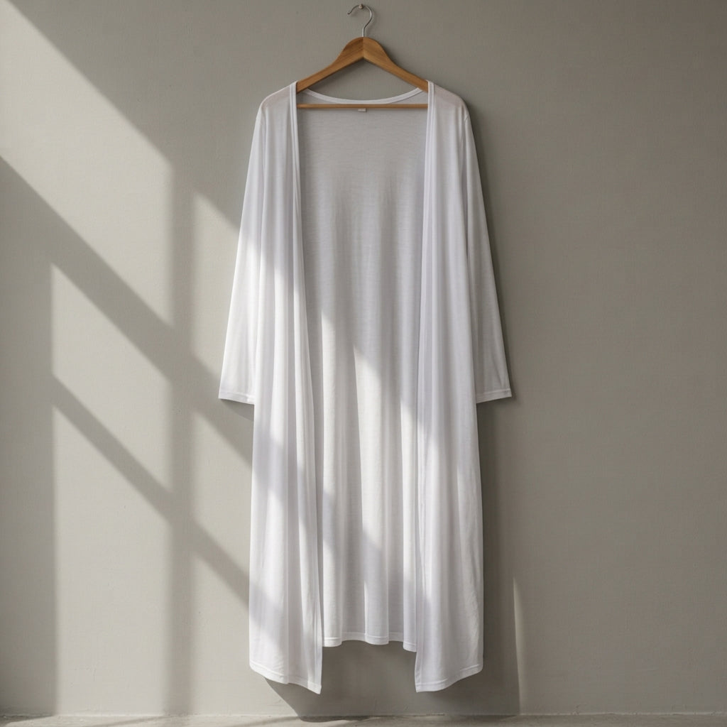 Pauline Wrenthorpe | Long Open-Front Cardigan For Women