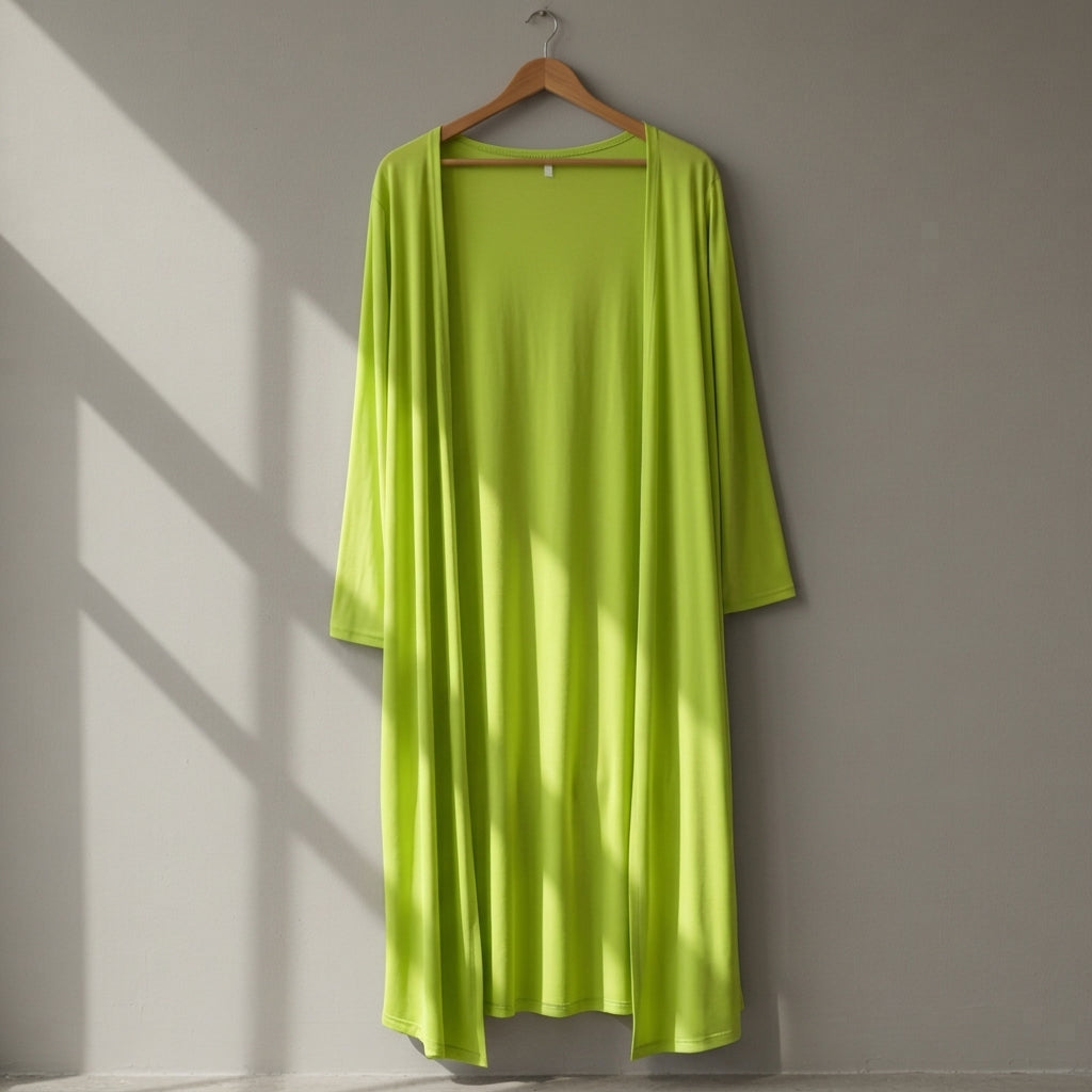 Lily Adams | Long Open-Front Cardigan in Navy Blue For Women