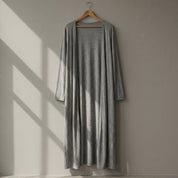 Lily Adams | Long Open-Front Cardigan in Navy Blue For Women