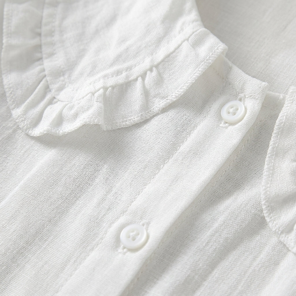 Eleanore Whitvale | Peter Pan Ruffle Collar Blouse For Women