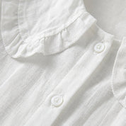 Eleanore Whitvale | Peter Pan Ruffle Collar Blouse For Women