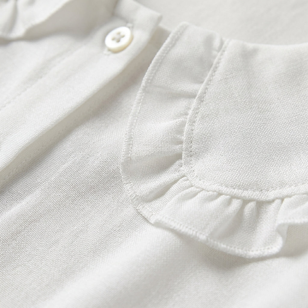Eleanore Whitvale | Peter Pan Ruffle Collar Blouse For Women