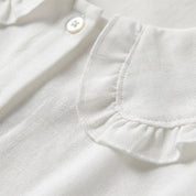 Eleanore Whitvale | Peter Pan Ruffle Collar Blouse For Women