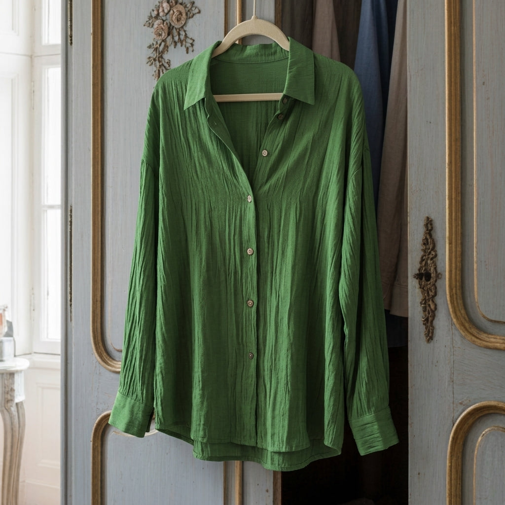 Théa Blanchard | Oversized Button-Down Shirt For Women