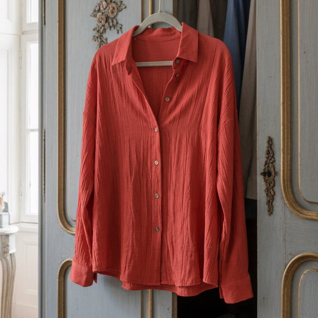 Théa Blanchard | Oversized Button-Down Shirt For Women
