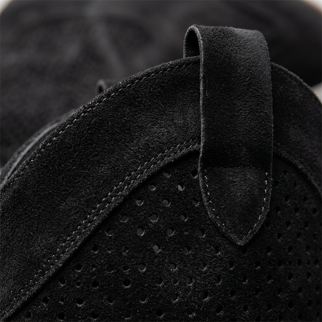 Isabella Allen | White Perforated Cowboy Ankle Boots For Women