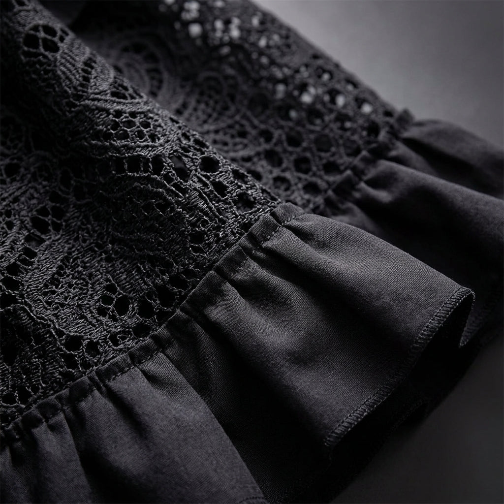 Céleste Morvanне | Off-Shoulder Tiered Lace Maxi Dress For Women