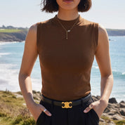 Aurelie Vanthorpe | Ribbed Sleeveless Tank Top For Women