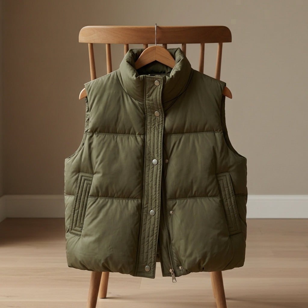 Théoline Vaubert | Sleeveless Puffer Vest For Women