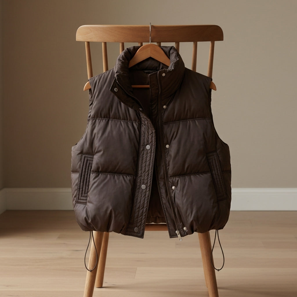 Théoline Vaubert | Sleeveless Puffer Vest For Women