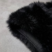 Savannah Roberts | Grey Faux Fur Open Front Vest For Women