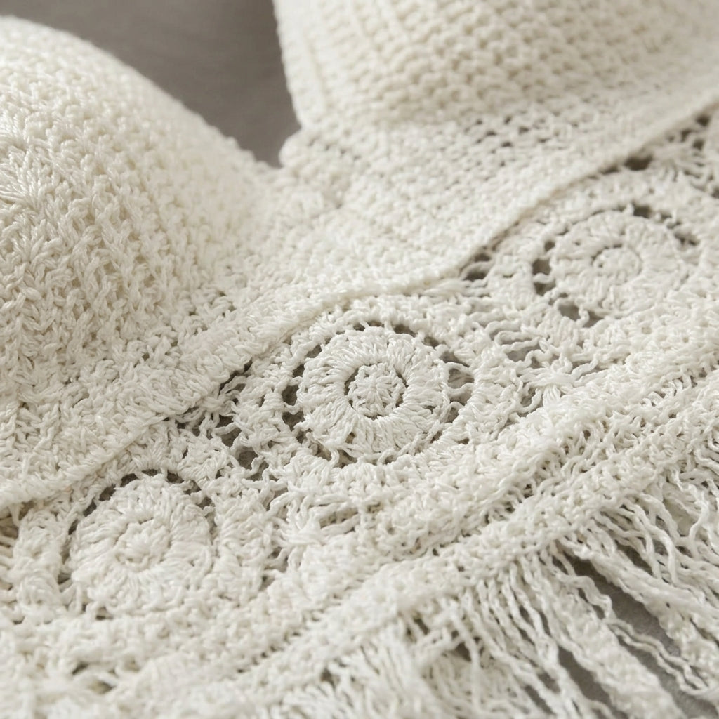 Sylvana Reinholt | Crochet Halter Crop Top For Women