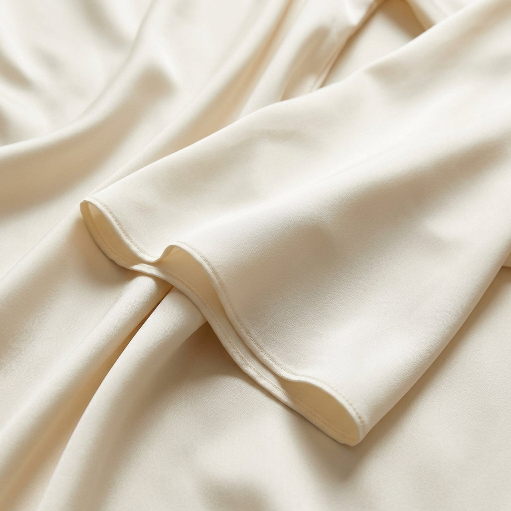 Isabeau Fontmercy | Satin Maxi Dress With Bell Sleeves For Women