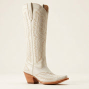 Brooklyn Adams | Knee-High Western Cowboy Boots in Tan