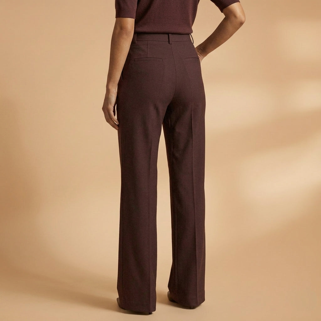Clarette Pemberton | High-Waist Tailored Trousers For Women