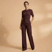 Clarette Pemberton | High-Waist Tailored Trousers For Women