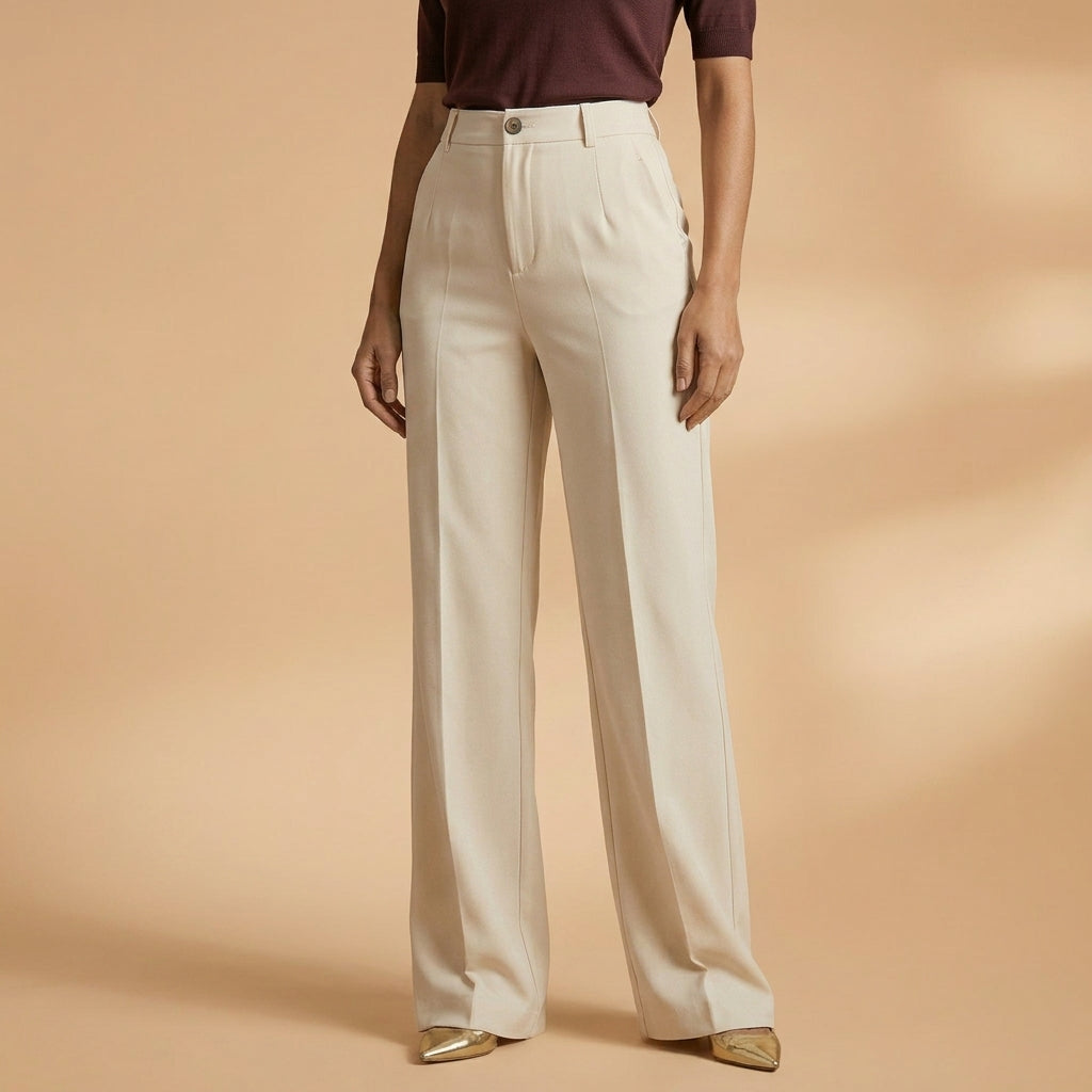 Clarette Pemberton | High-Waist Tailored Trousers For Women