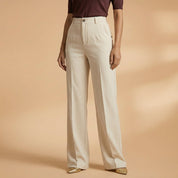 Clarette Pemberton | High-Waist Tailored Trousers For Women