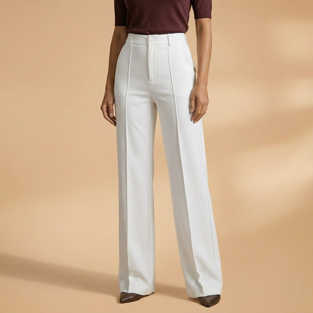 Clarette Pemberton | High-Waist Tailored Trousers For Women