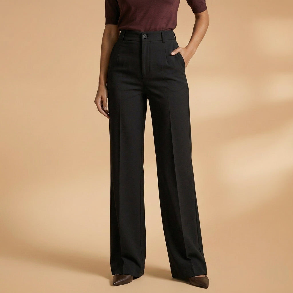 Clarette Pemberton | High-Waist Tailored Trousers For Women