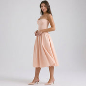 Elise Davenport | Corset Midi Dress For Women