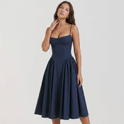 Elise Davenport | Corset Midi Dress For Women