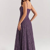 Eliana Corvette | Corset Floral Maxi Dress For Women