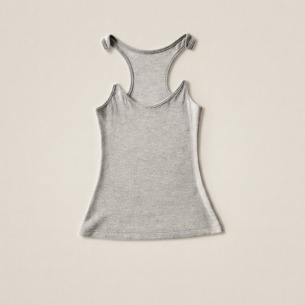 Lucille Davenport | Ribbed Racerback Tank Top For Women