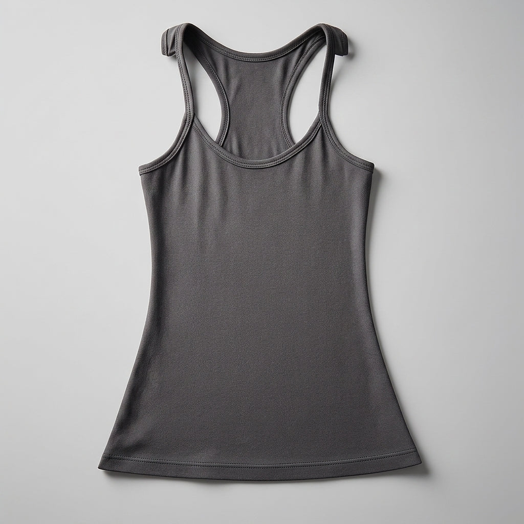 Lucille Davenport | Ribbed Racerback Tank Top For Women