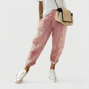 Simone Laruelle | Striped Cropped Trousers For Women