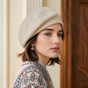 Maëlys Duvernet | Wool Newsboy Beret Cap For Women