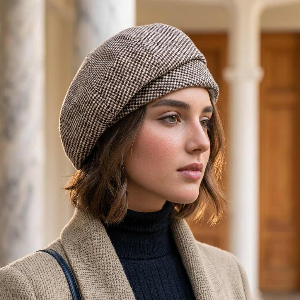 Maëlys Duvernet | Wool Newsboy Beret Cap For Women