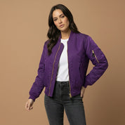 Harriet Wycliffe | Olive Green Bomber Jacket For Women
