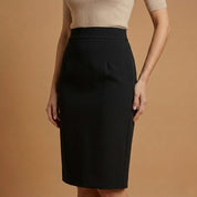 Elaine Vermonde | High Waist Pencil Midi Skirt For Women