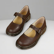 Elspeth Rondeau | Buckle-Strap Mary Jane Flats For Women