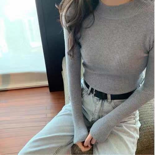 Charlotte Devereux | Ribbed Mock Neck Sweater For Women