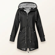 Adrienne Stormwell | Waterproof Hooded Rain Jacket For Women