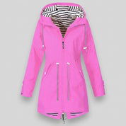 Adrienne Stormwell | Waterproof Hooded Rain Jacket For Women