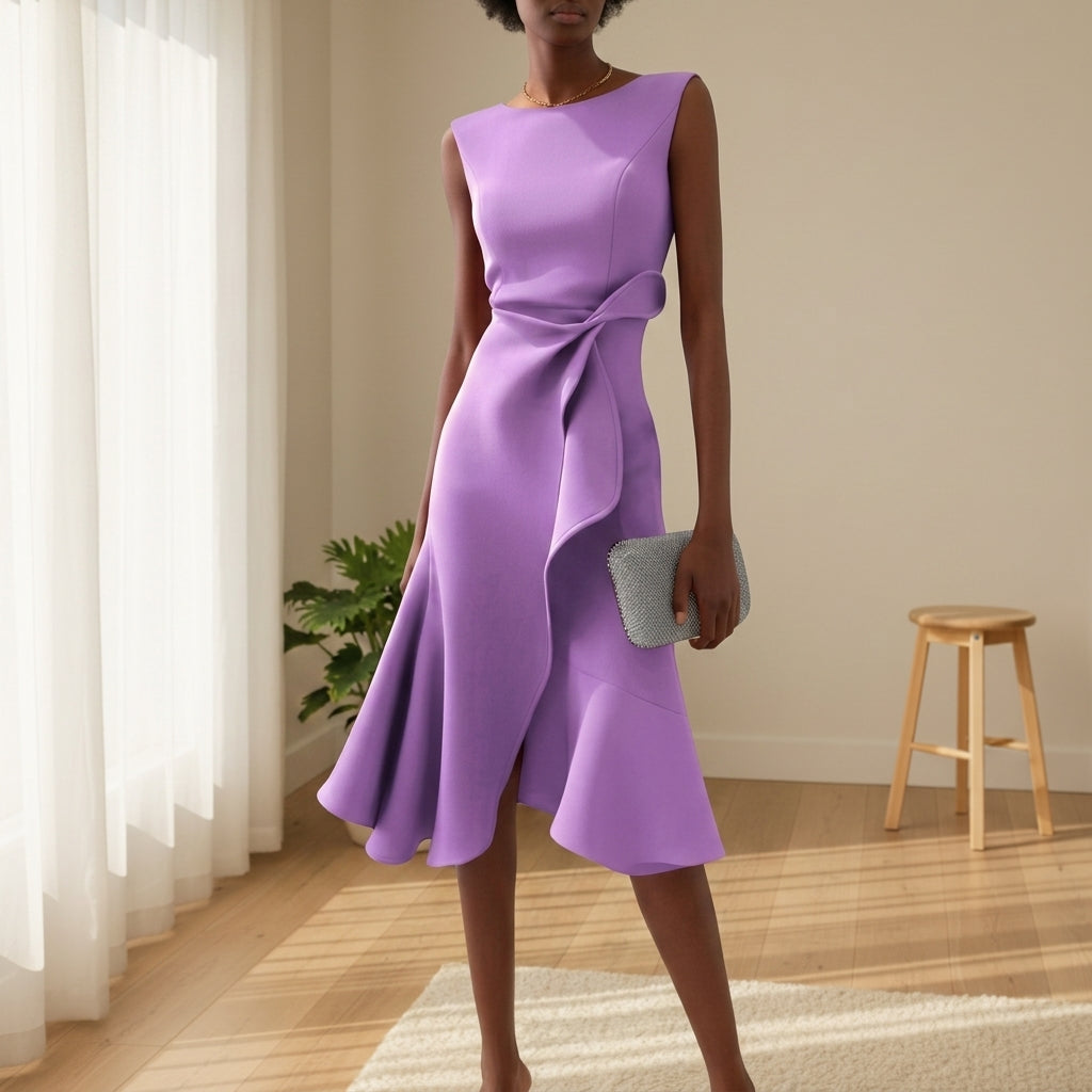 Vivienne Rosencourt | Positano Midi Dress For Women